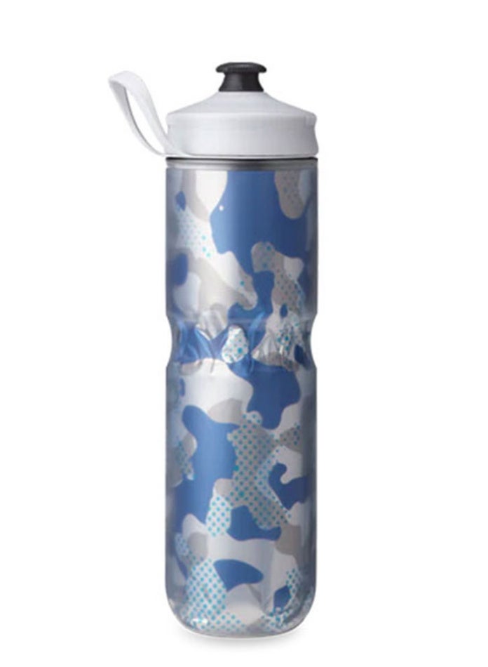 Hydrapak Polar Sport Pulse 700ml (Blue) – Tri-Layer™ Insulated Squeeze Bottle, Reflective Heat Shield & Foam Core for Temperature Control, Push-Pull Sport Cap High-Flow Spill-Free Seal, Dash Handle™ Carry Clip, Ergonomic Grip Groove, Detachable Cap & Valve, Dishwasher Safe, Lightweight Durable Bottle for Biking, Hiking & Outdoor Use - Image 2